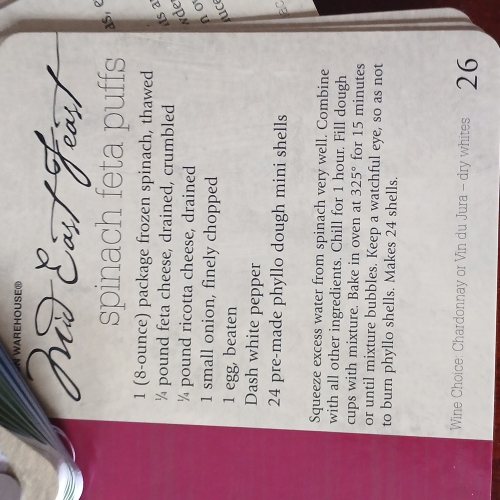 Wine & Cheese Recipe Deck Cards - Picture 11 of 16